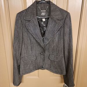 White House Black Market Charcoal Blazer